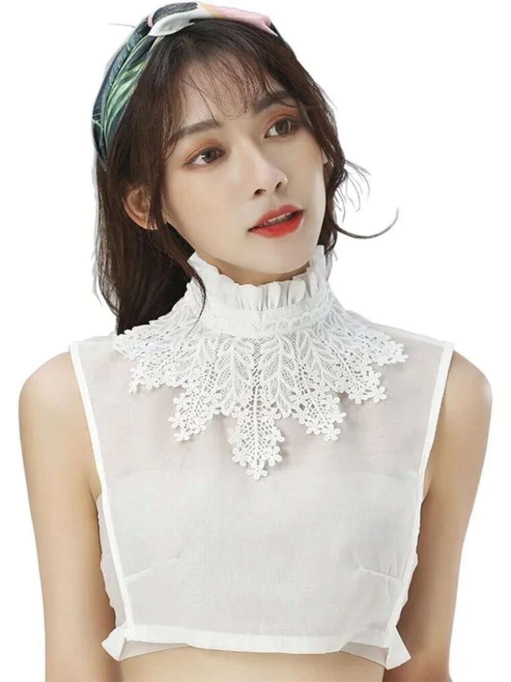 Women,s Dickey Collar Detachable False Collars for Blouse Dresses